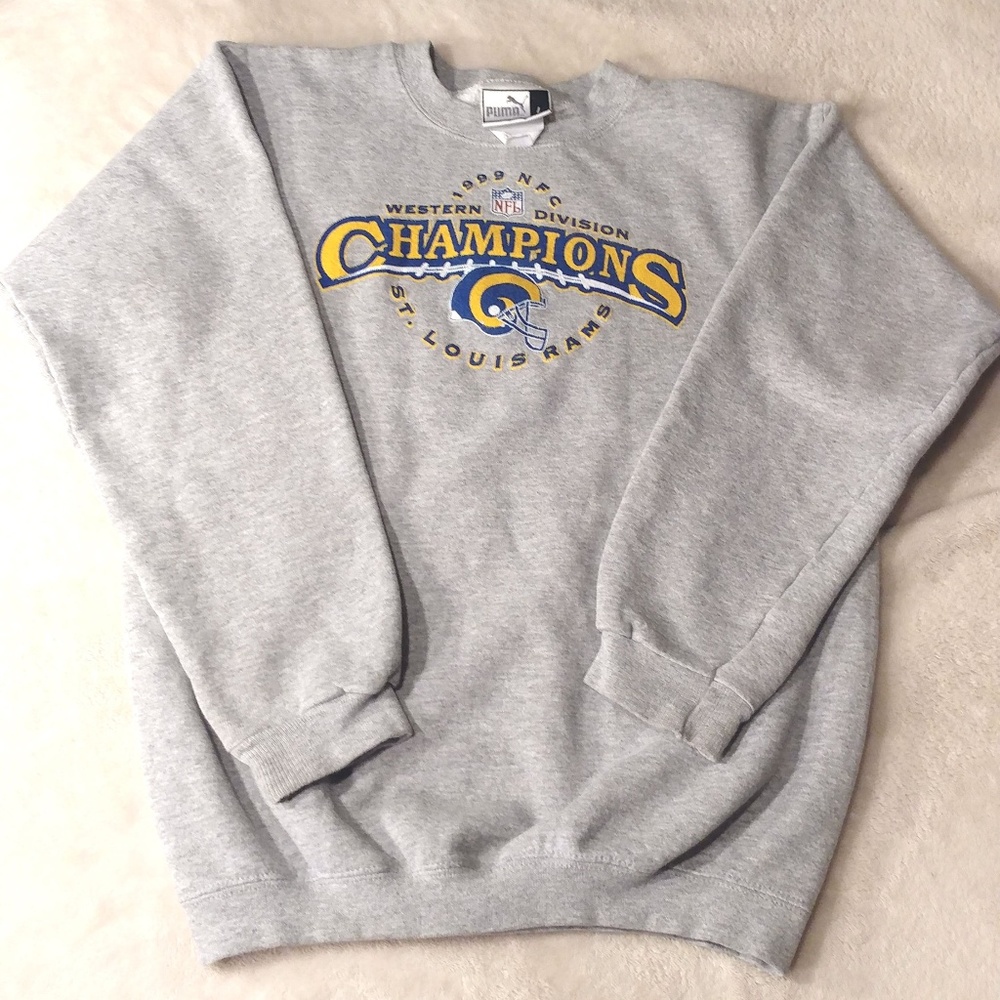Vintage PUMA 1999 Rams Championship Sweatshirt
